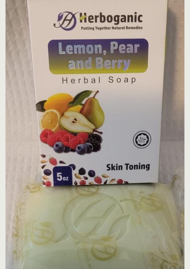 Lemon, Pear & Berry Herbal Soap